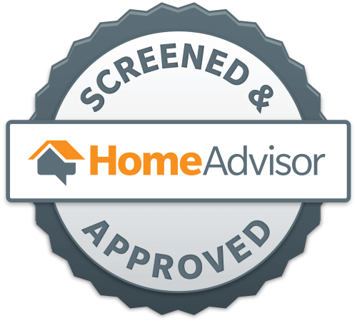 logo for screened and approved by Angi and Home Advisor